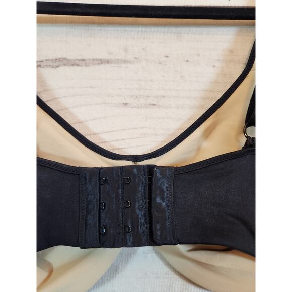 Sweet Nothings By Maidenform Black Lace Comfortable Balconette Bra Size‎ 40D - Picture 3 of 6